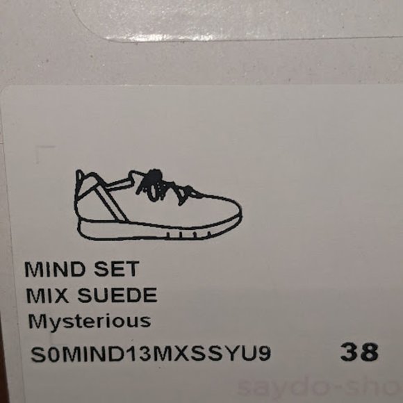 SAYDO WMNs Made In Portugal Suede & Textile Lace Up Shoes New in Box Size 7.5 US - Picture 9 of 10